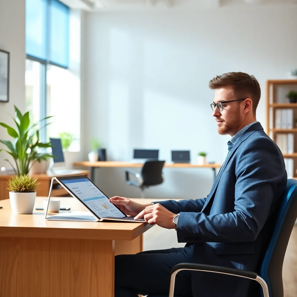 Freelancer reviewing loan offers