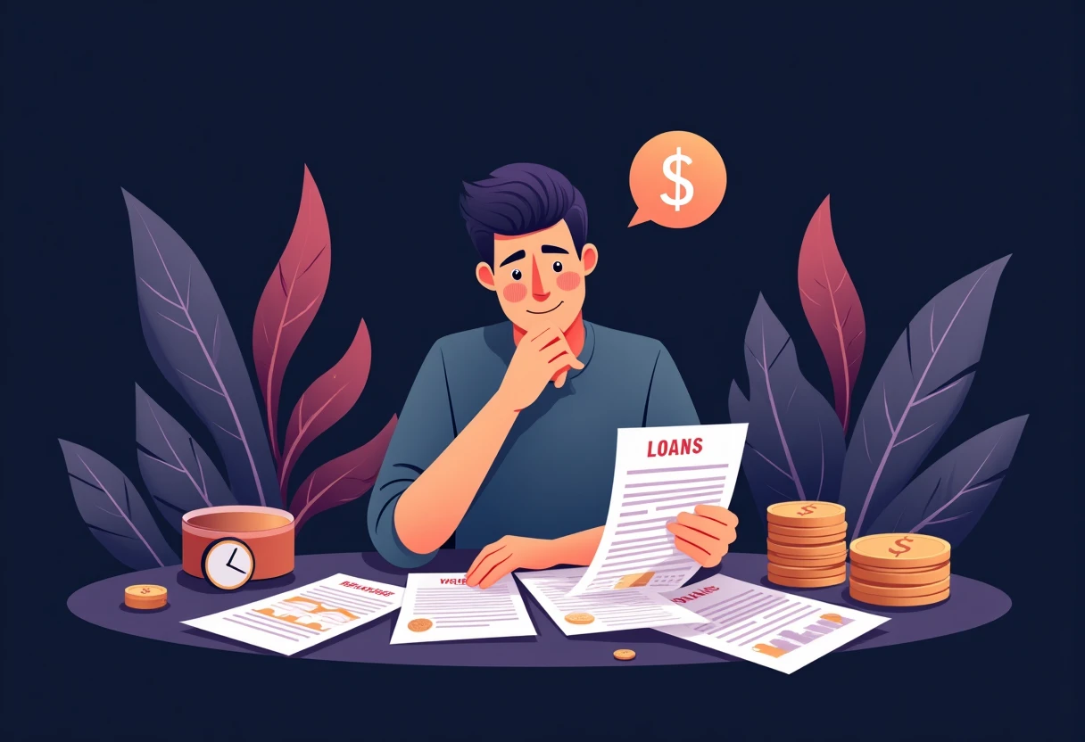 Examining loan options