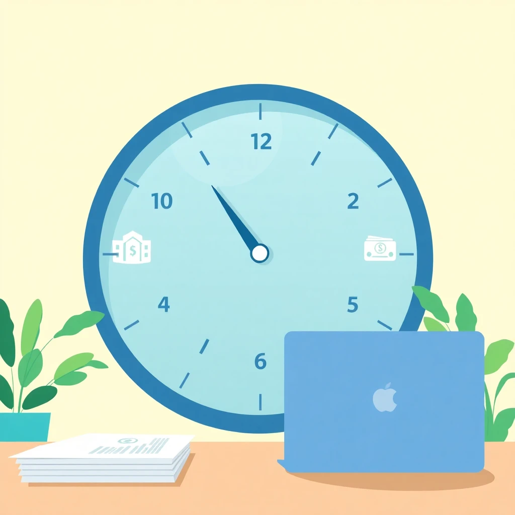 Genehmigungszeit für Kredite