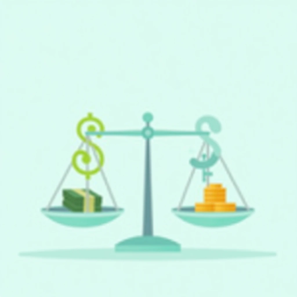 Balance scales illustration