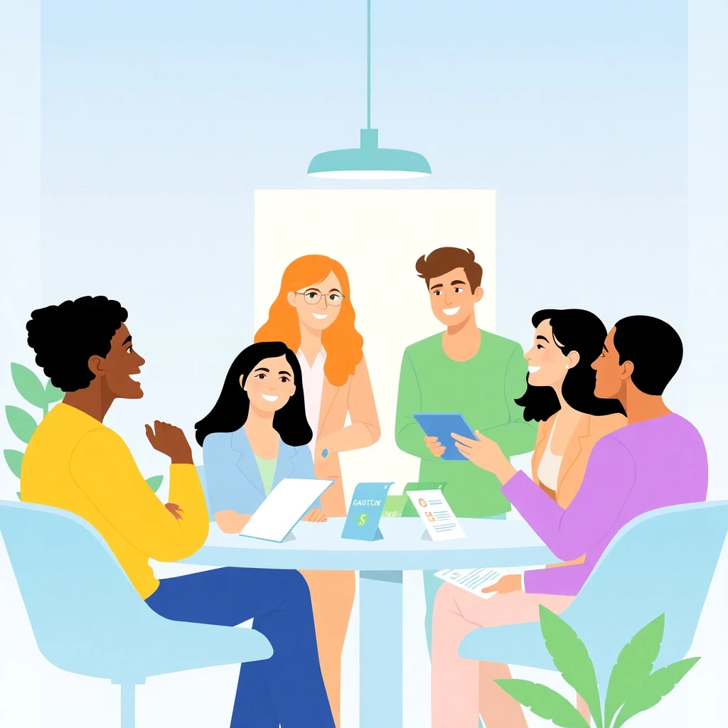 Discussing loan options